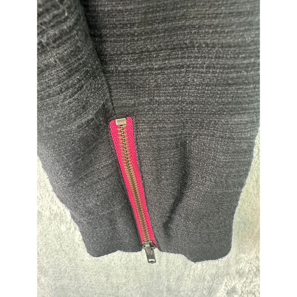 Halogen Black Blazer w/ Pink Zipper – Size XL - Picture 4 of 6